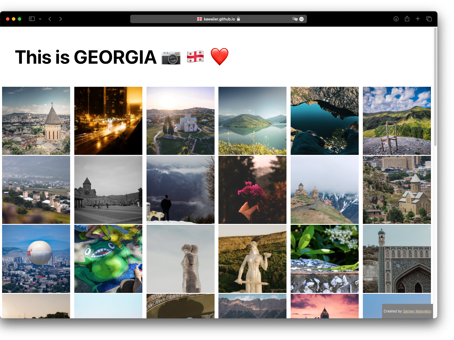 Georgian Photowall screenshot
